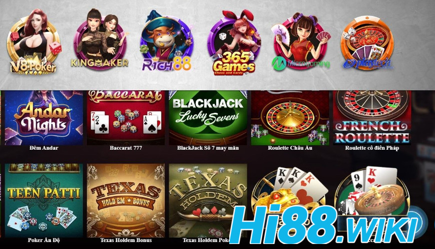 Game bài đổi thưởng Hi88